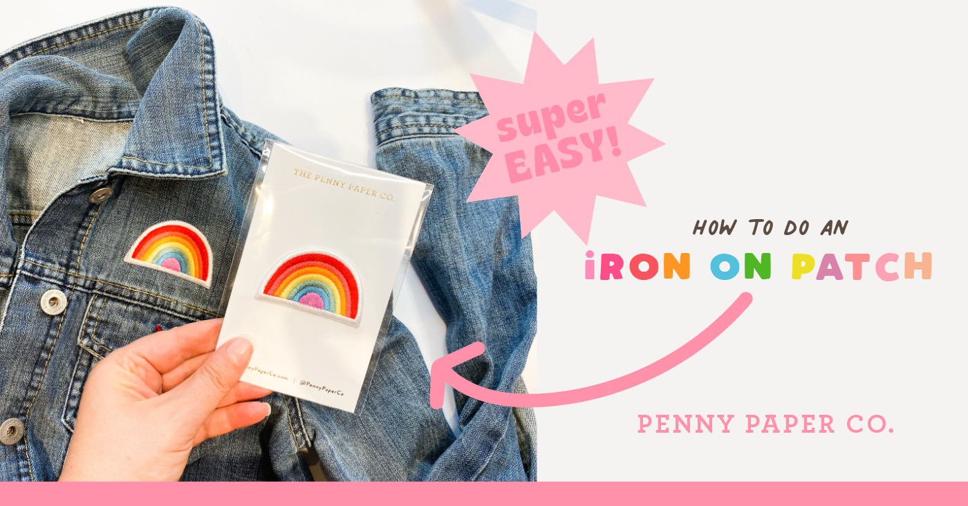 NEW! Iron on Patches - How to apply them to apparel!