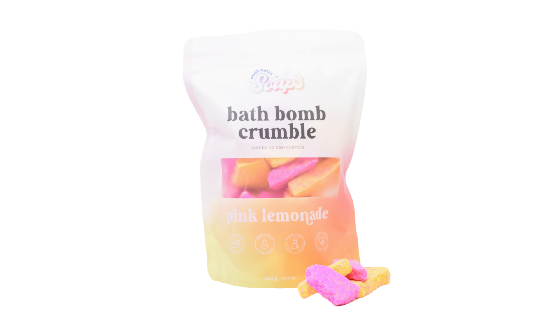 Pink Lemonade Bath Bomb Crumble