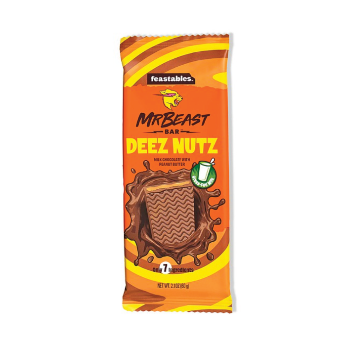 MR BEAST Chocolate Bar - Deez Nuts