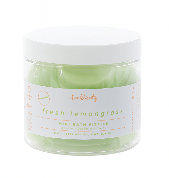 Fresh Lemongrass Mini Bath Fizzies (8 pc)