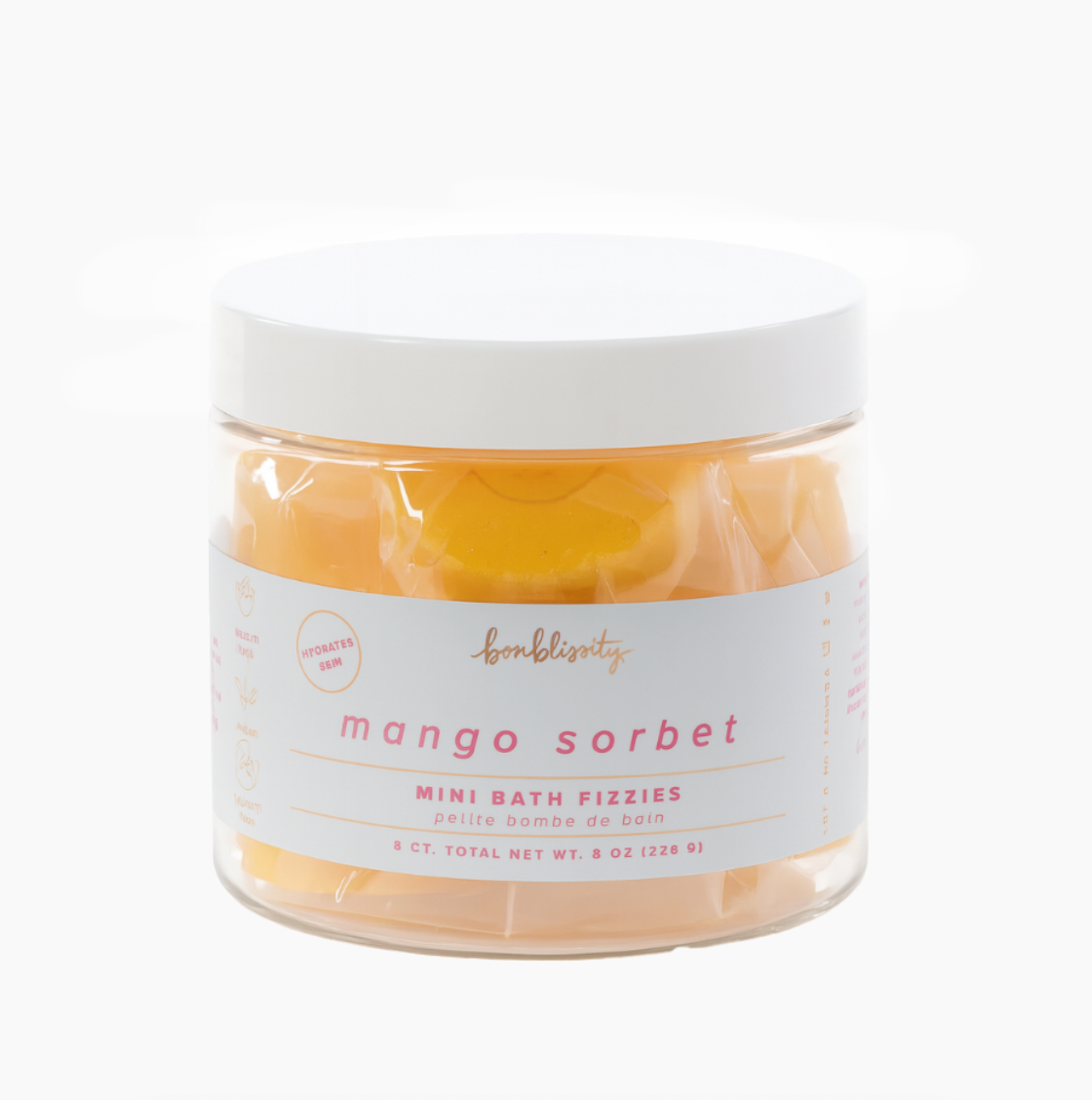 Mango Sorbet Mini Bath Fizzies (8 pc)