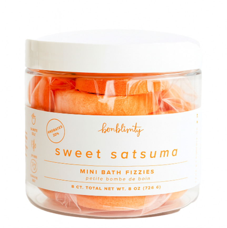 Sweet Satsuma Mini Bath Fizzies (8 pc)
