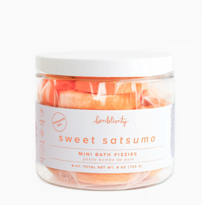Sweet Satsuma Mini Bath Fizzies (8 pc)