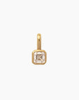 Birth Month Gemstones, 18k Gold Plated Charm