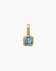 Birth Month Gemstones, 18k Gold Plated Charm