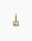 Birth Month Gemstones, 18k Gold Plated Charm