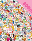 Assorted Animals | 300pc Add-On Sticker Pack