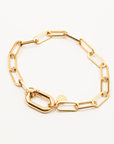 Charm Bracelet, 18k Gold Plated