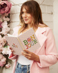 Bonjour Medium Spiral Notebook