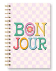 Bonjour Medium Spiral Notebook