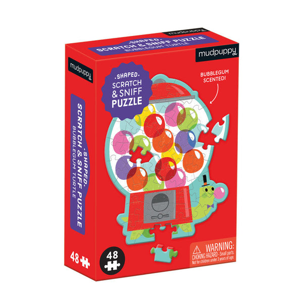 Bubblegum Turtle Scratch and Sniff Puzzle (48 Pieces)