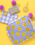 Gold Confetti Smiley Stars Keychain