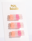Hair Clips - Gummy Bear Sherbert