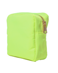 Neon Yellow - Mini Square Nylon Pouch