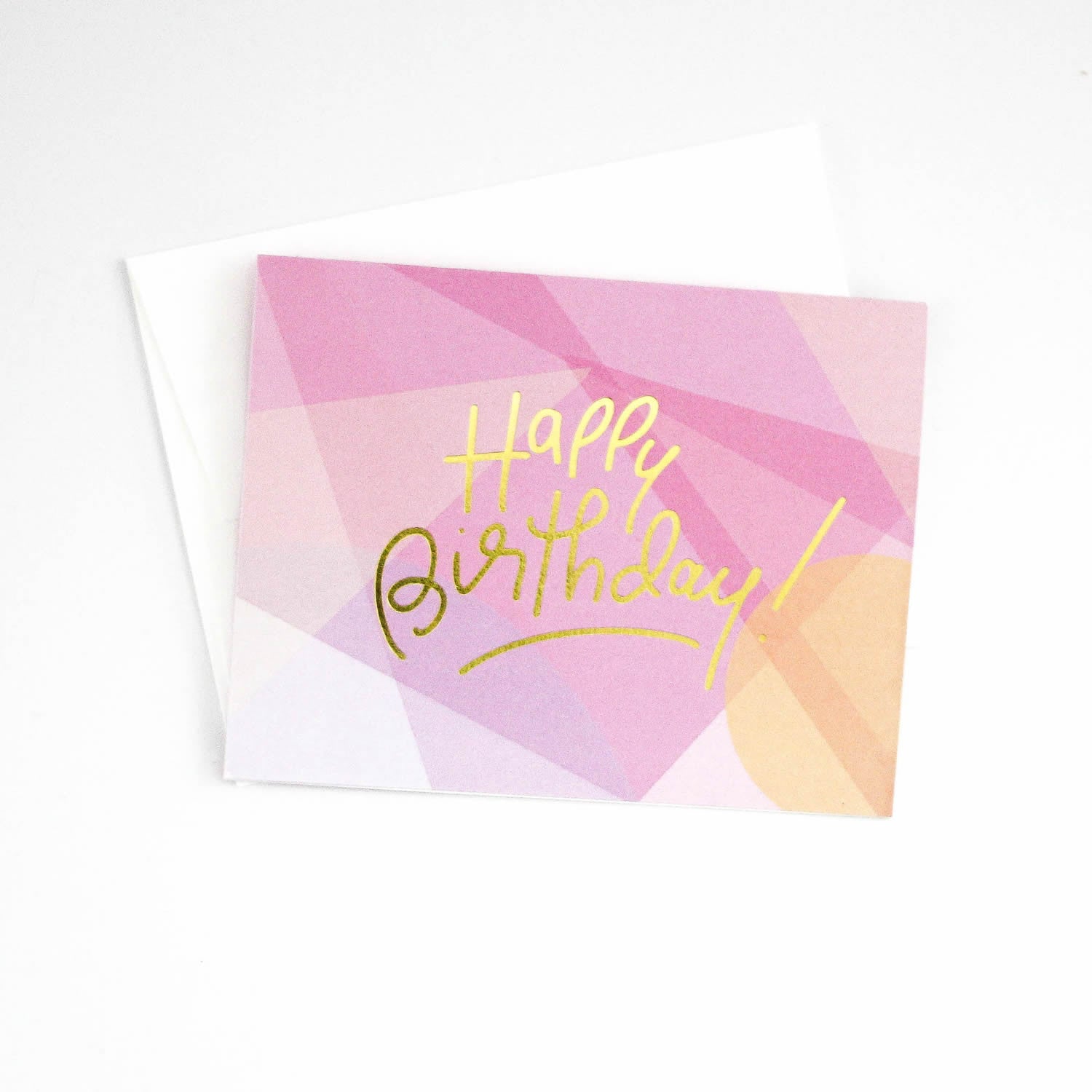 Happy Birthday (Pink), Greeting Card