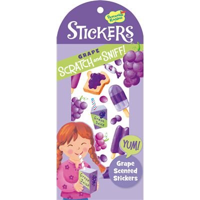 Grape, Scratch and Sniff Stickers