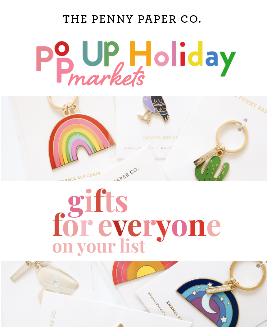 POP UP HOLIDAY MARKETS this week