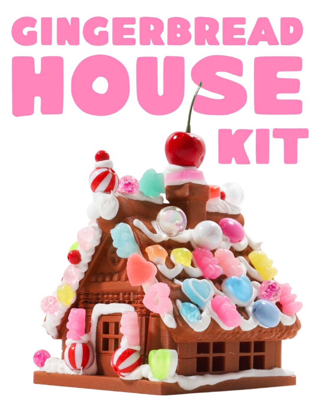 The Charlie Pickles 3D Printed Gingerbread House Kit