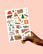 Camping Temporary Tattoos