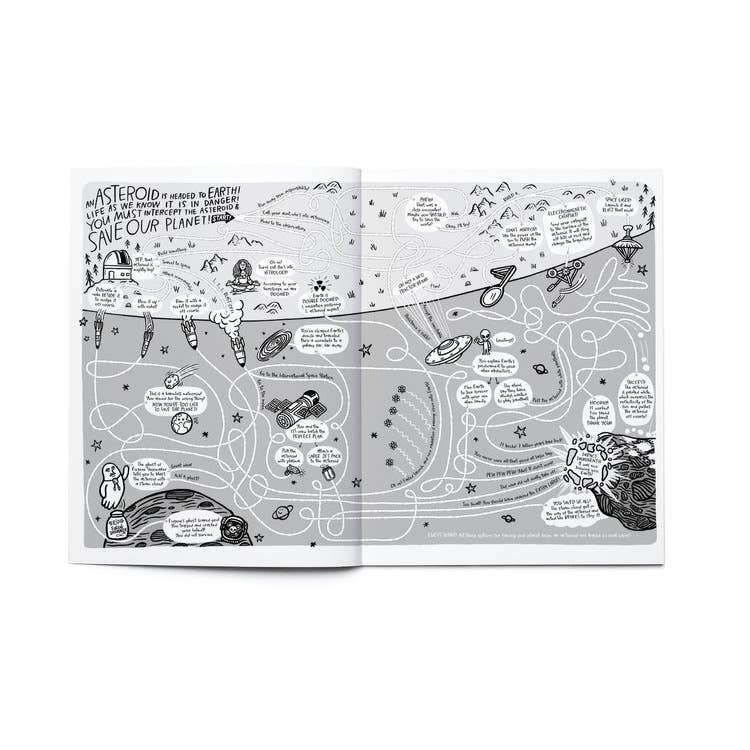SPACE, Above &amp; Beyond Coloring, Activity, Jokes, DIY + MORE