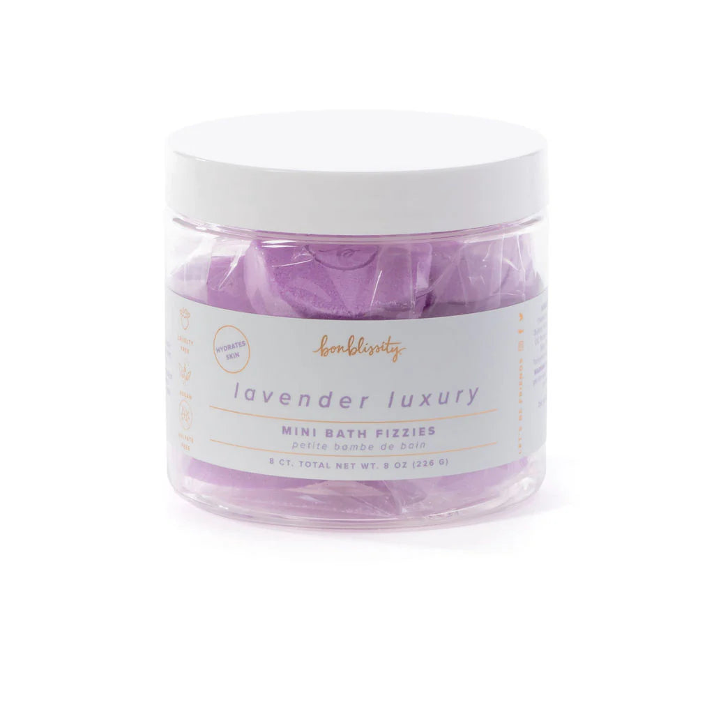 Lavender Luxury Mini Bath Fizzies (8 pc)