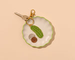 Enamel Keychain & Bag Charm—Pickle (Veggie, Foodie, Summer)