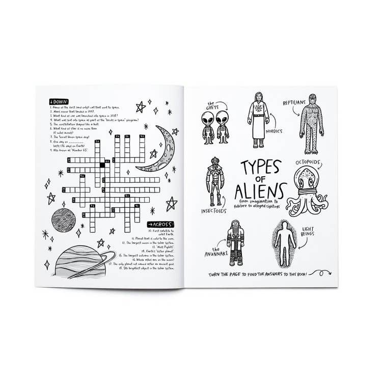 SPACE, Above &amp; Beyond Coloring, Activity, Jokes, DIY + MORE