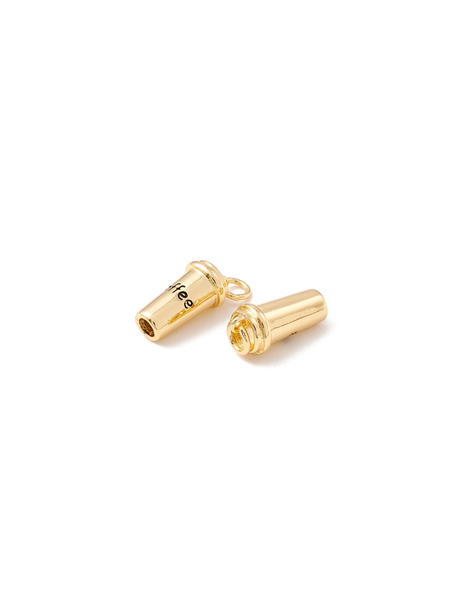 Gold Cup of Ambition Coffee Charm