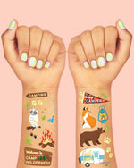 Camping Temporary Tattoos