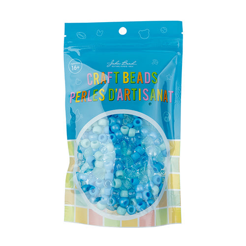 Bead Mix | Blue Seashell Mix (120g)