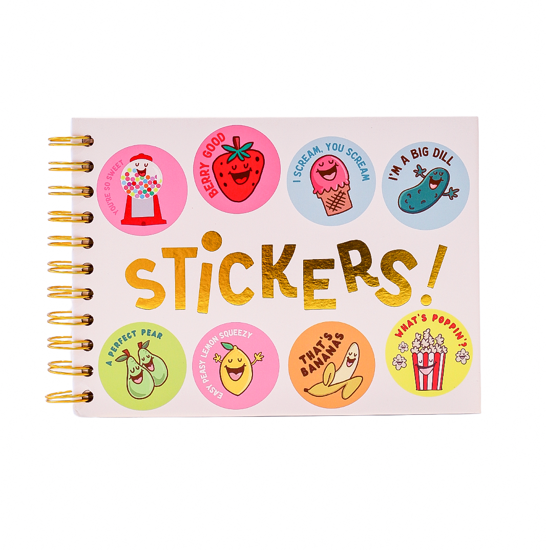 80's Sticker Collection | Hardcover Sticker Book