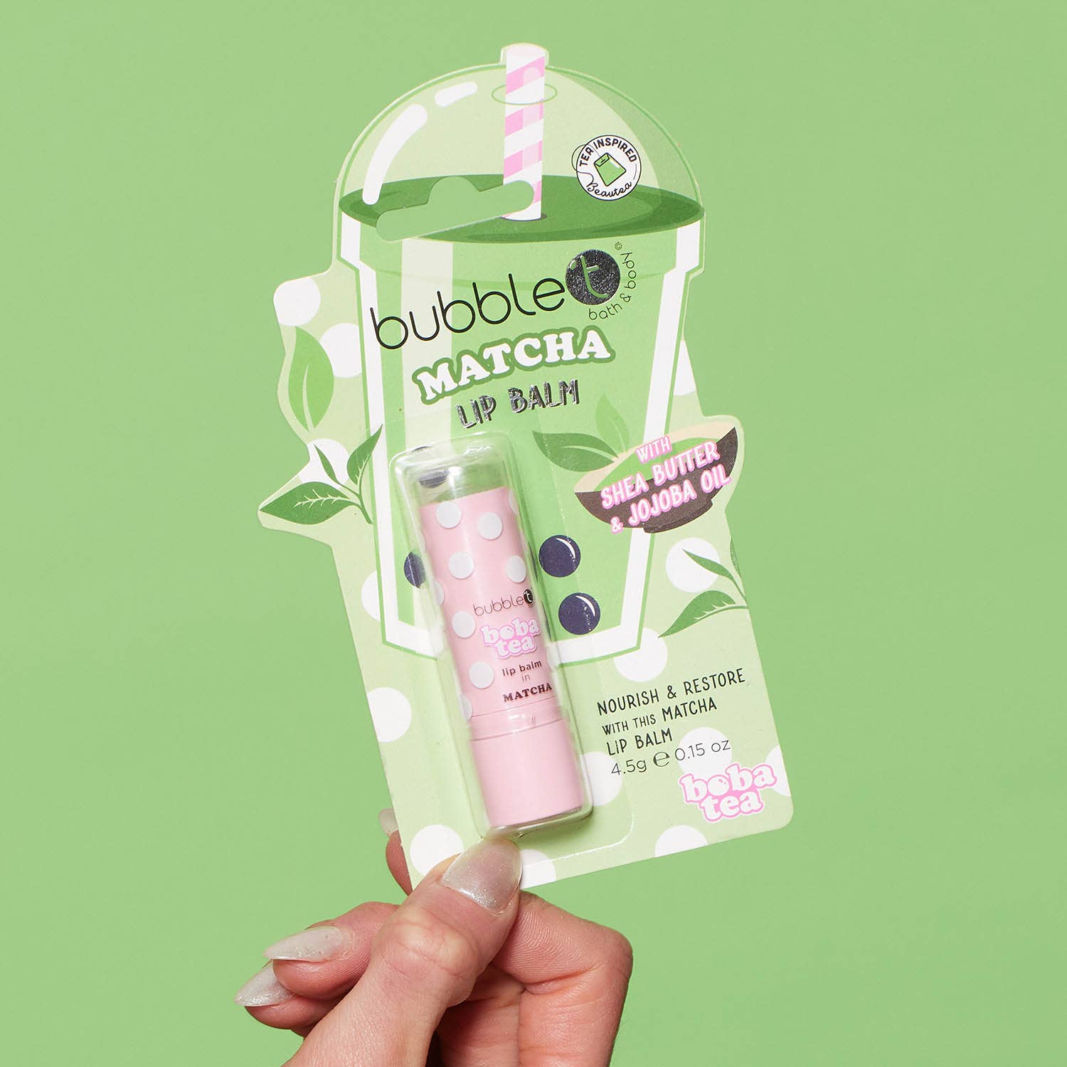 Boba Tea Matcha Lip Balm