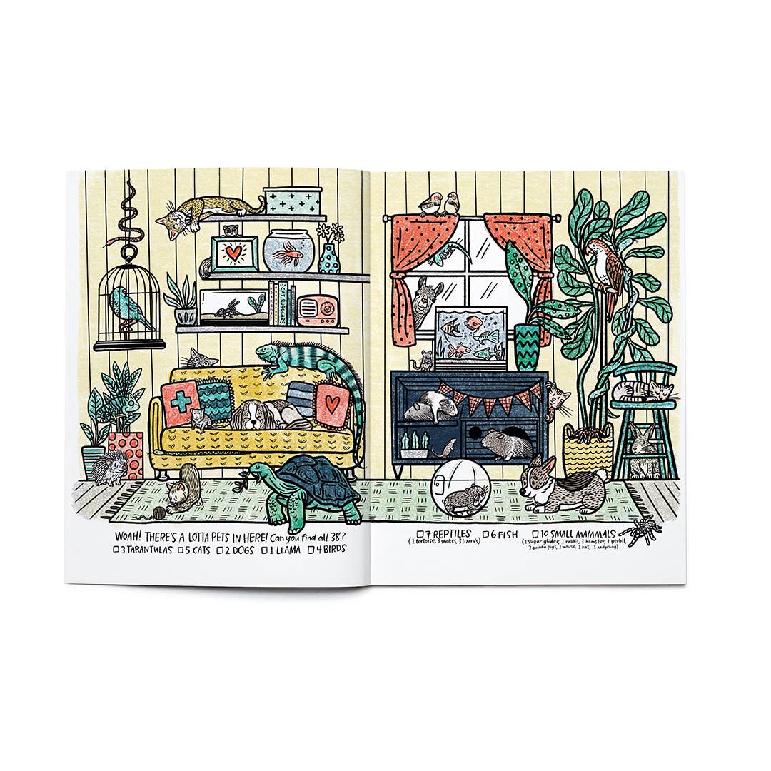 PETS Coloring + Activity: Jokes, Comics, Mazes + MORE
