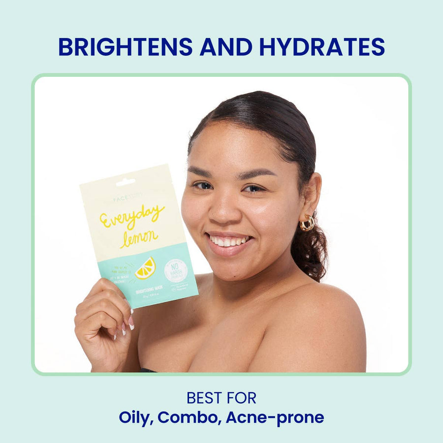 Face Mask - Korean Beauty - Brightening - Everyday - Lemon