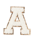 A - Letter Patch White