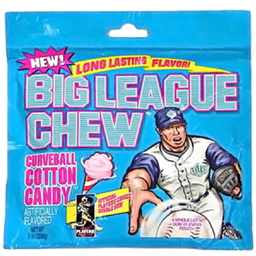 Package of Big League Chew - Cotton Candy