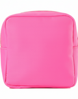 Bubblegum Pink- Mini Square Nylon Pouch
