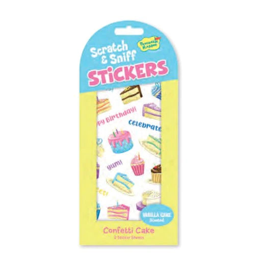 Confetti Cake Scratch &amp; Sniff Stickers
