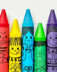 House of Crayons with Coloring Book