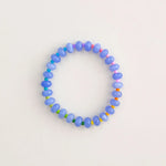 Stone Beads Bracelet, Berry Blue