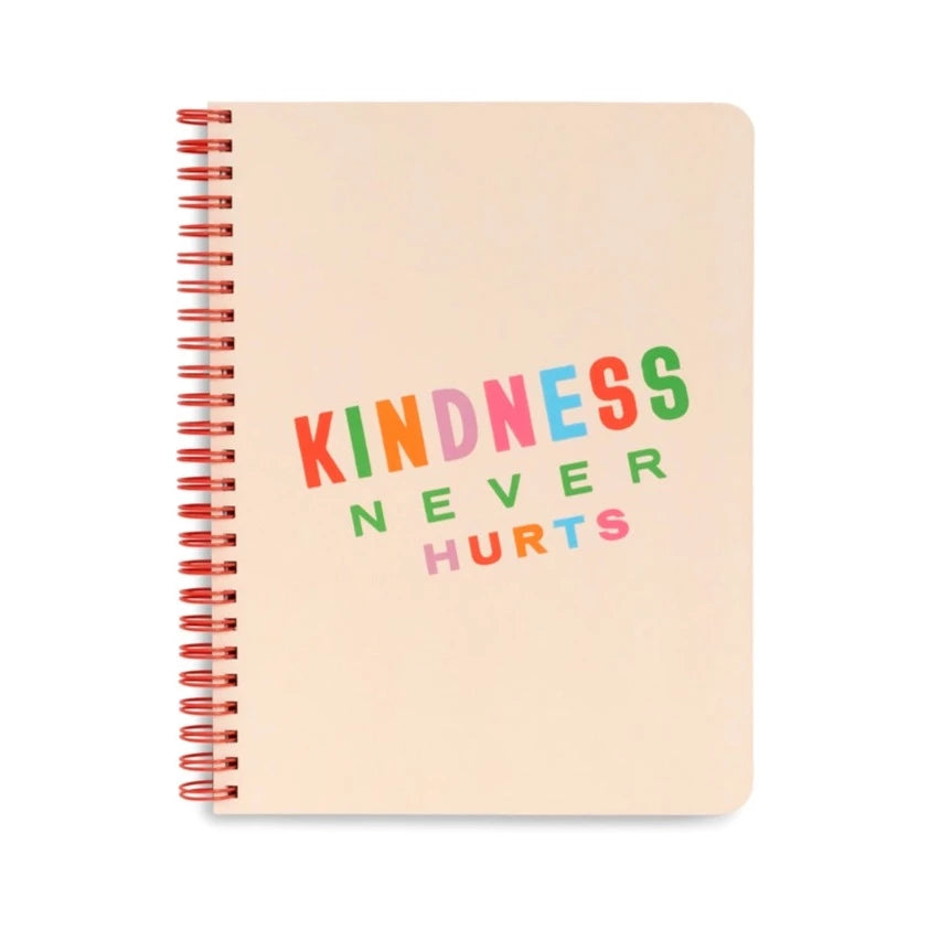Kindness Never Hurts Notebook front cover