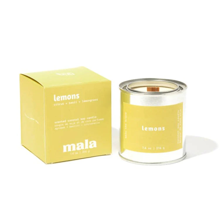 Citrus,  Basil and Lemongrass Candle with Box