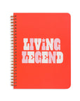 Living Legend notebook cover