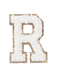 R - Letter Patch White