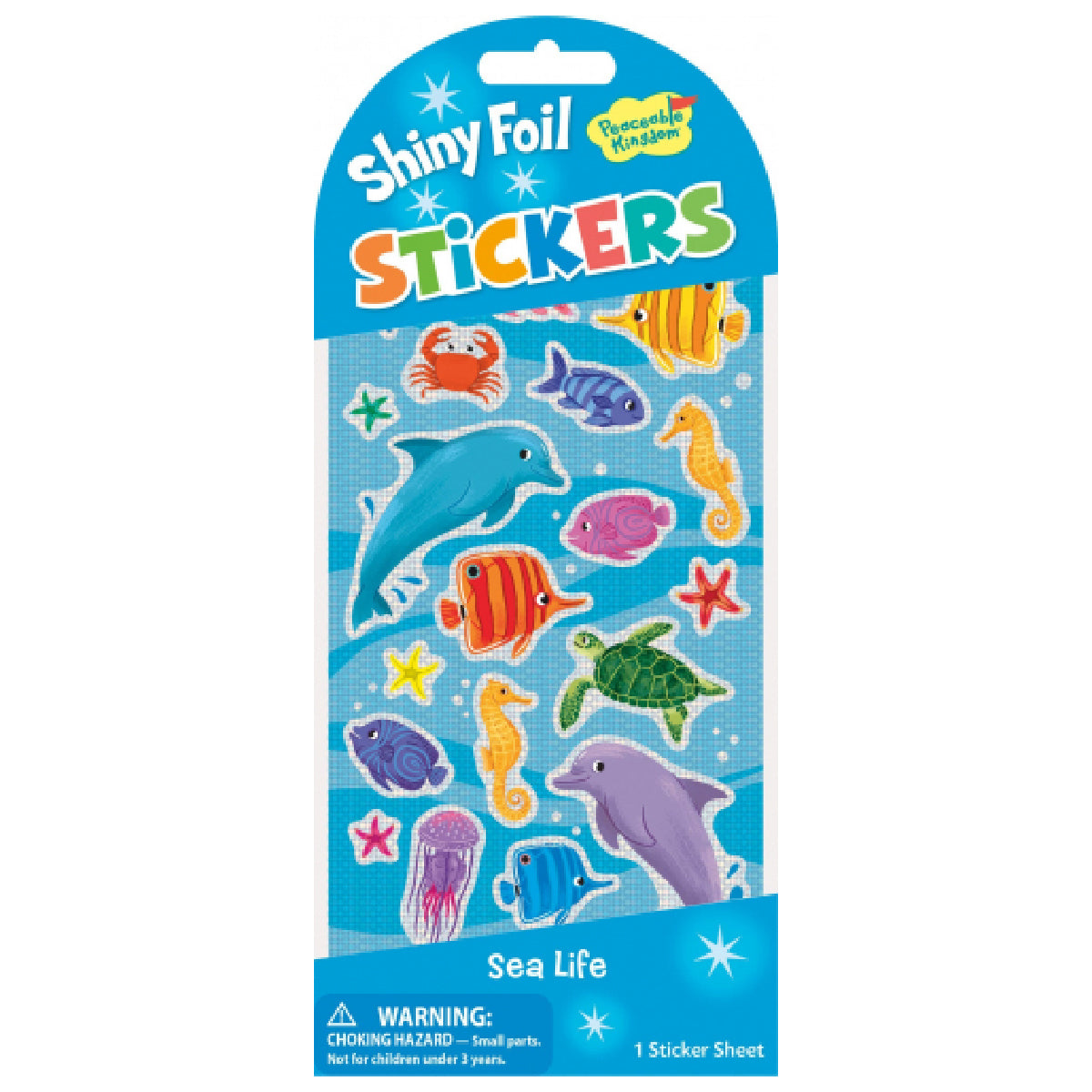 SEA LIFE FOIL STICKERS