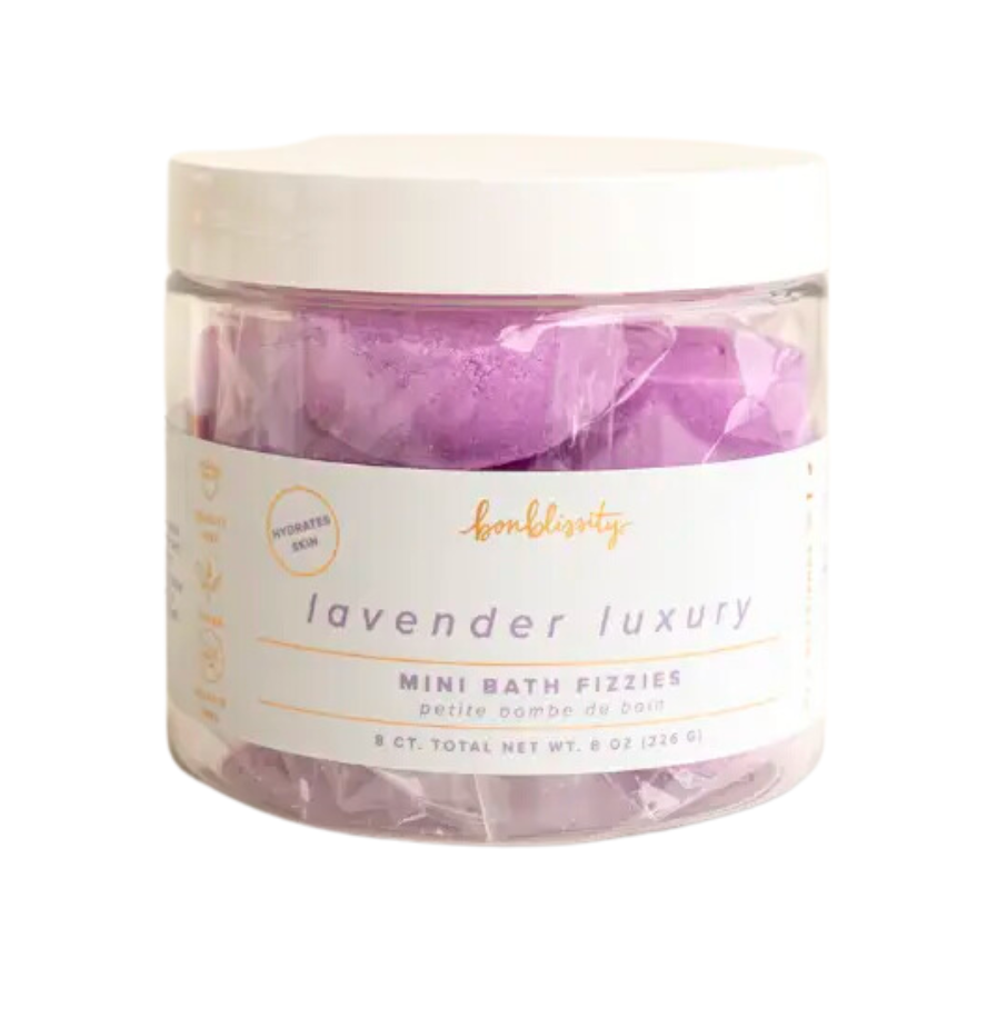 Lavender Luxury Mini Bath Fizzies (8 pc)