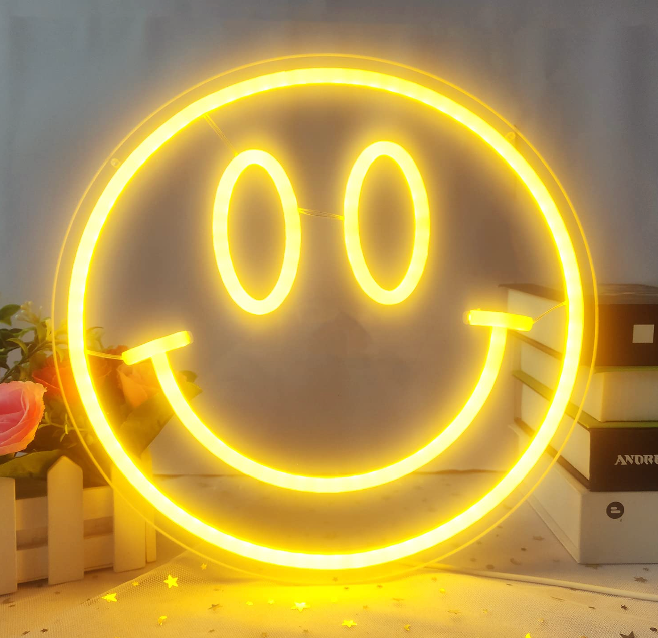 Happy Face Neon Light