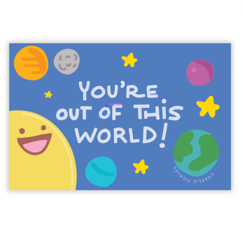 Out of This World Postcard