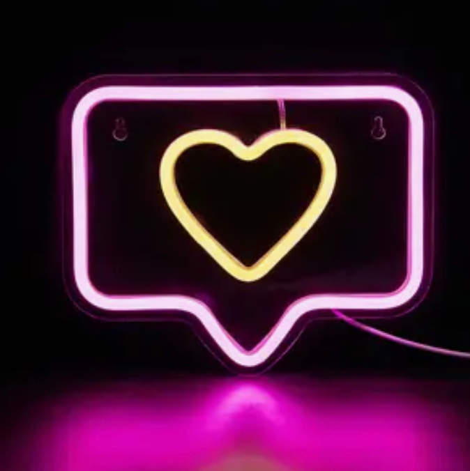 Emoji Heart LED Neon