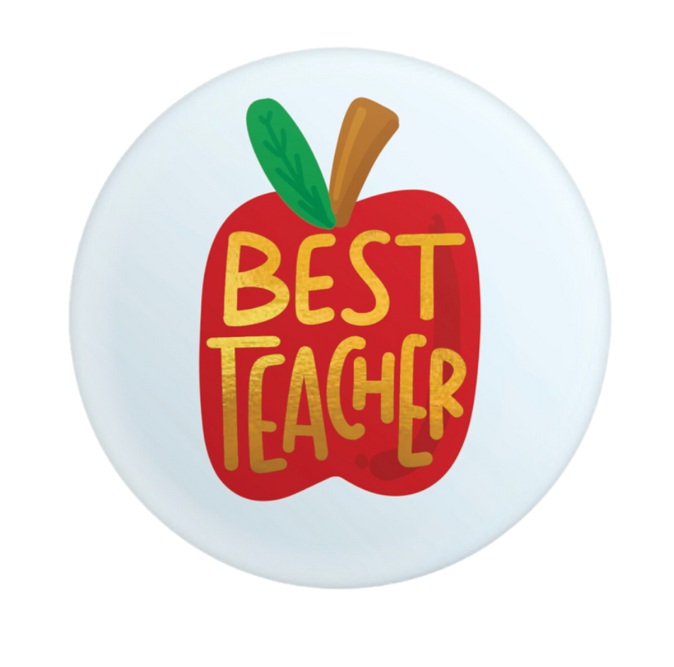 Best Teacher Button